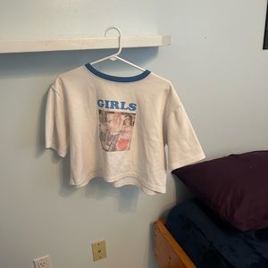 Vintage girls crop top